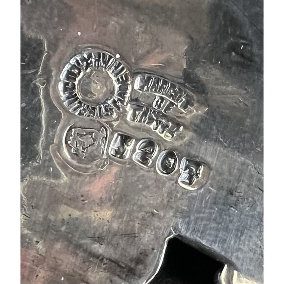 Margot De Taxco Mexico Sterling Silver Amethyst Koi Fish Clamper Bracelet #5207 - Picture 12 of 13